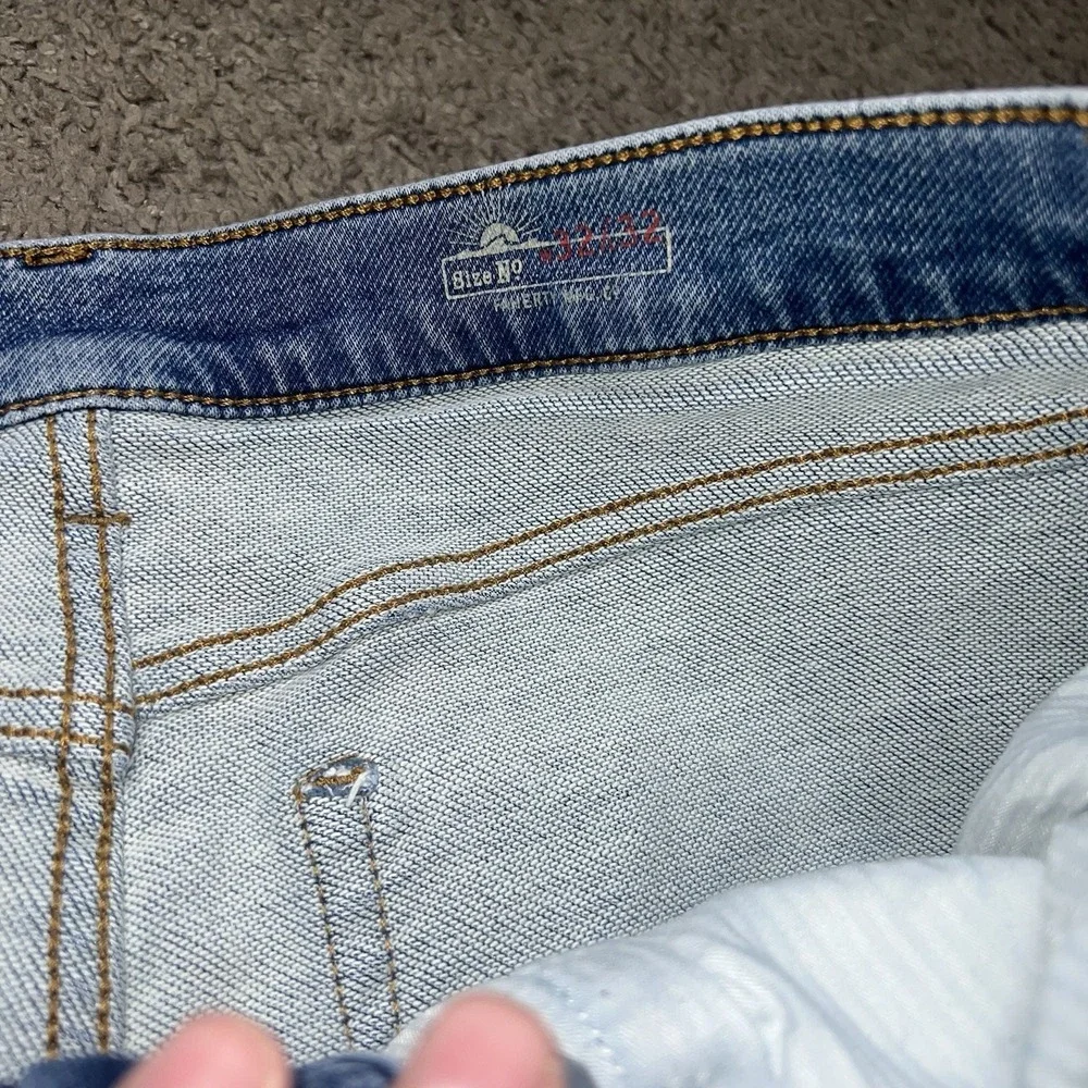 Faherty Jeans Men 32x32 Slim Straight Organic Cotton Feel Good Special Weave